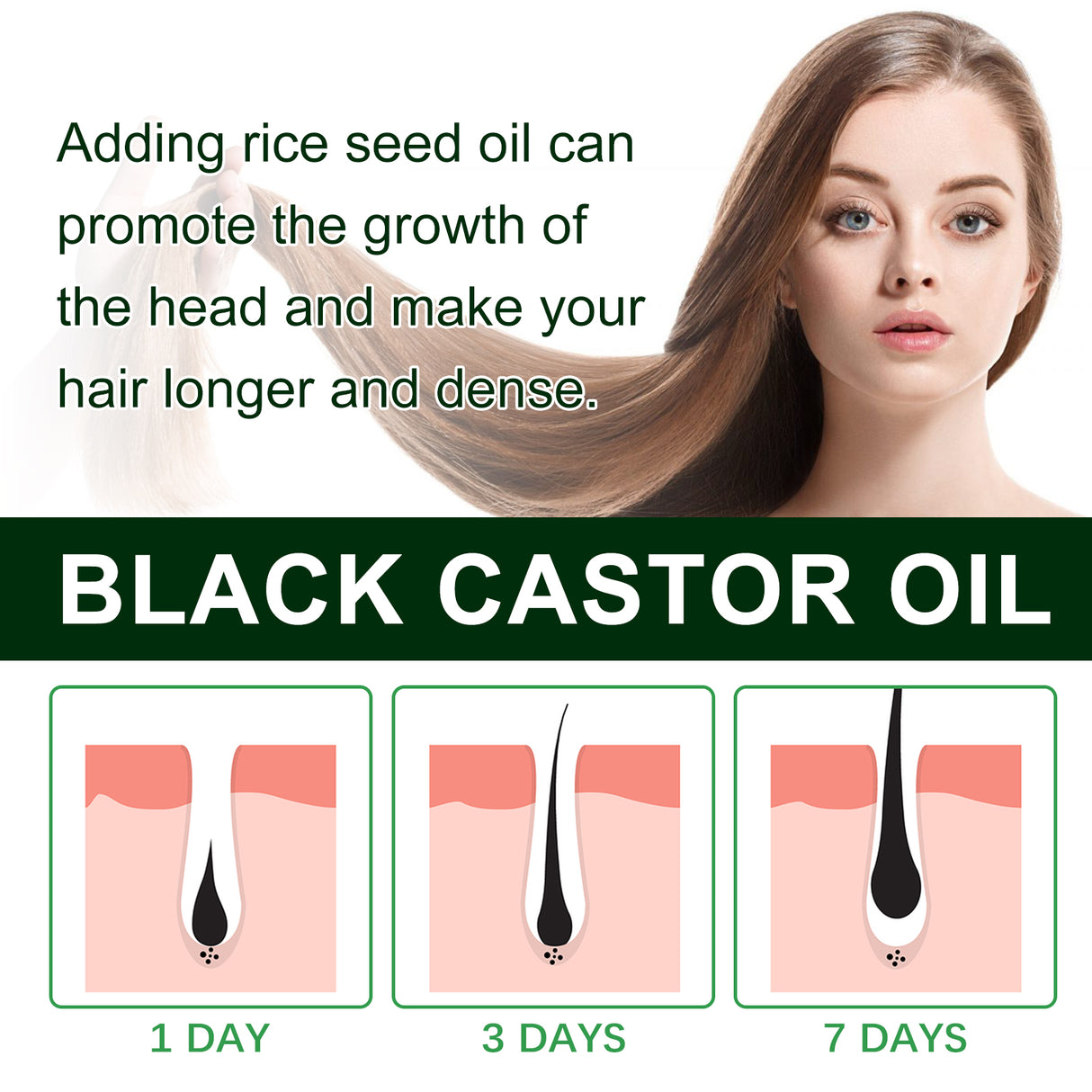Black Castor Oil, Thickening Hair Repair Soft Massage Scalp To Strengthen Hair Strands - V.I.P Digital Presence