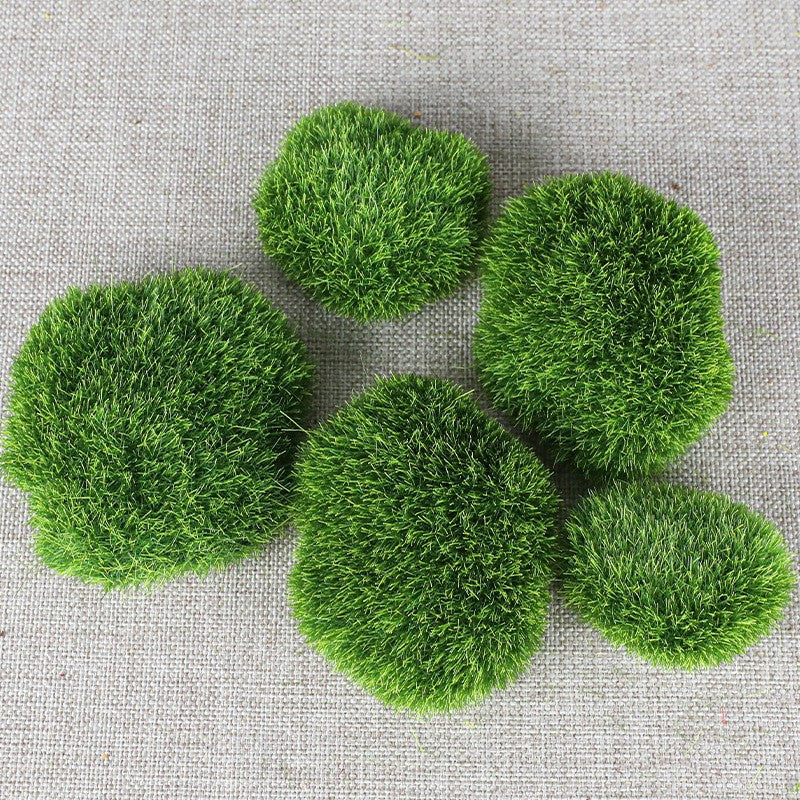 Mossy Stone Artificial Green Stone Mossy Rock Flower Arrangement Material - V.I.P Digital Presence