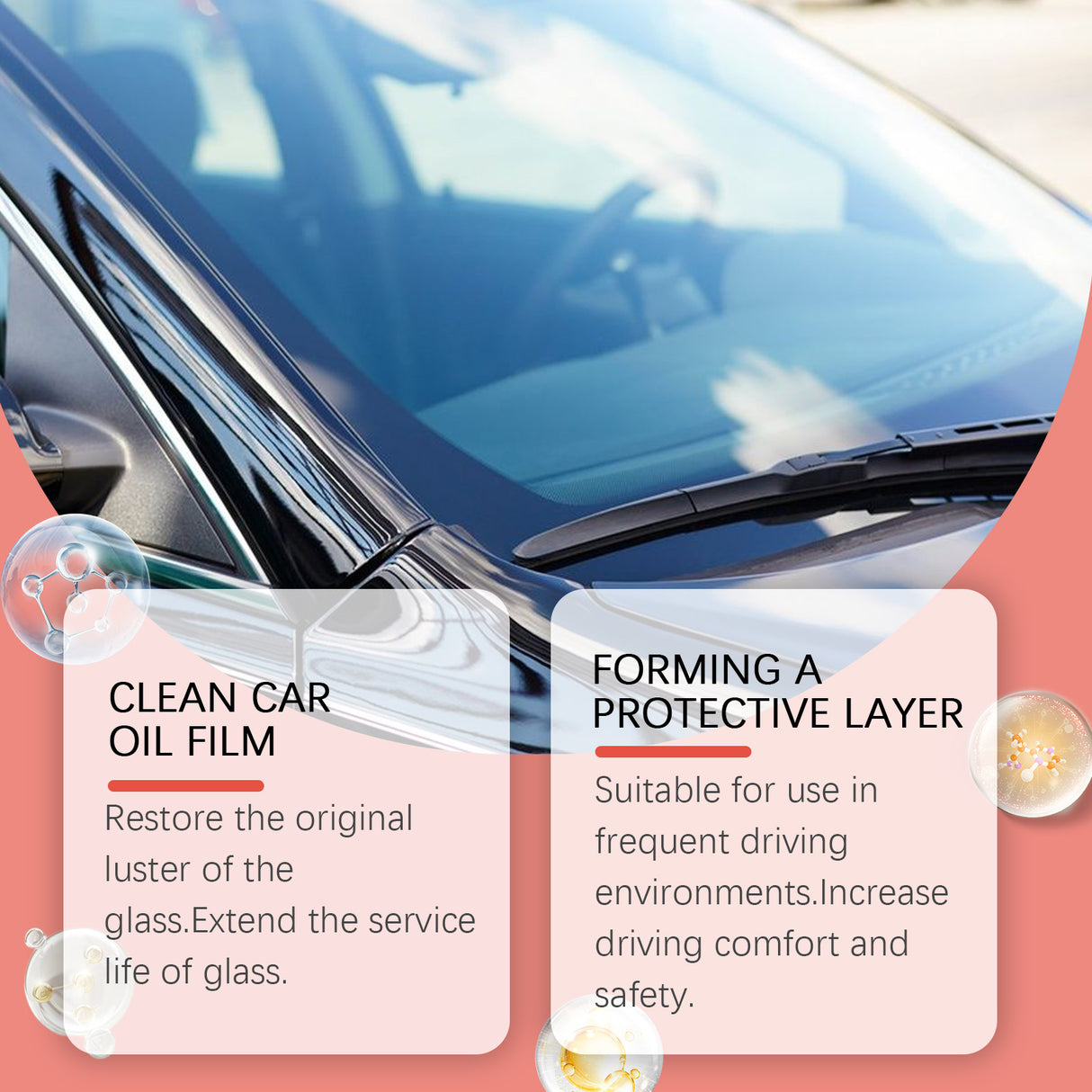 Glass Oil Film Cleaner, Automotive Windshield Bright Cleaning Coating Crystal Plating Agent Oil Film Decontamination - V.I.P Digital Presence