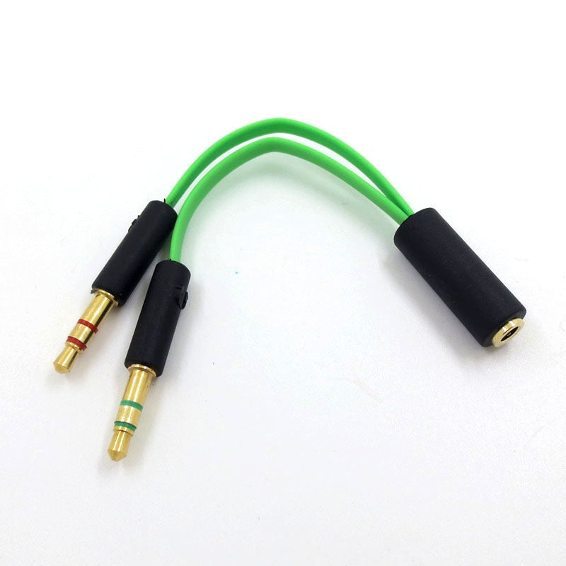 Suitable for Razer computer headphones 2-in-1 adapter headphone game splitter audio conversion - V.I.P Digital Presence