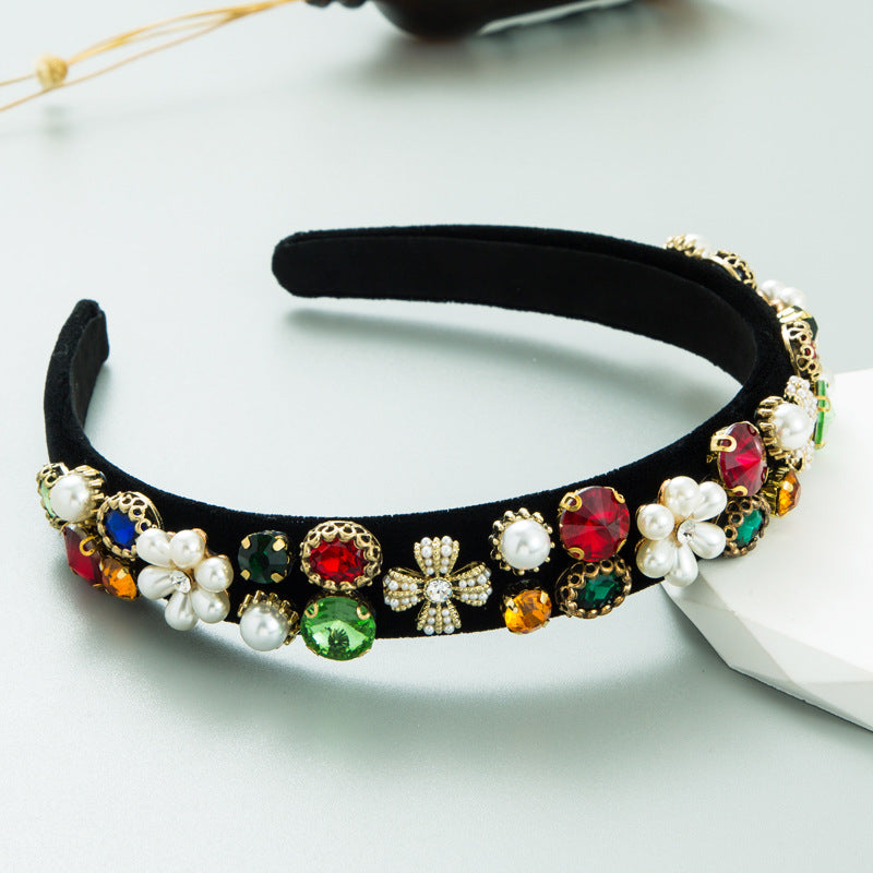 Fashion Baroque Court Headband Women's Luxury Fine Edge Premium Headwear - V.I.P Digital Presence