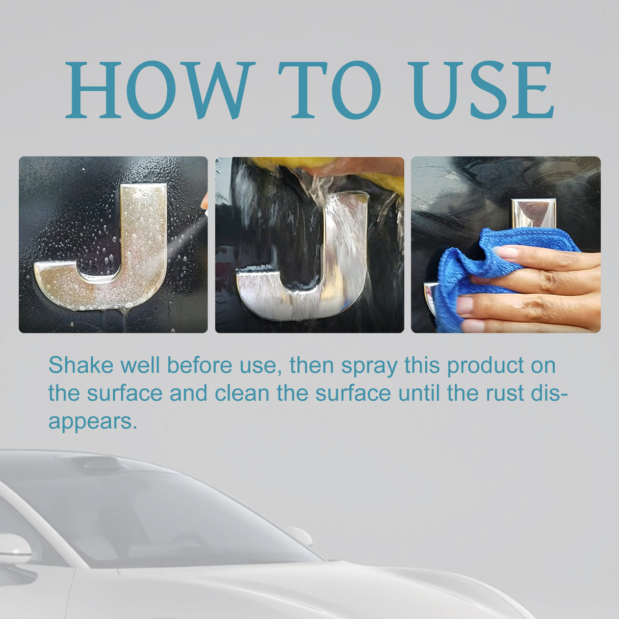 Iron Powder Remover, Car paint tire rust cleaning agent decontamination rust removal renovation - V.I.P Digital Presence