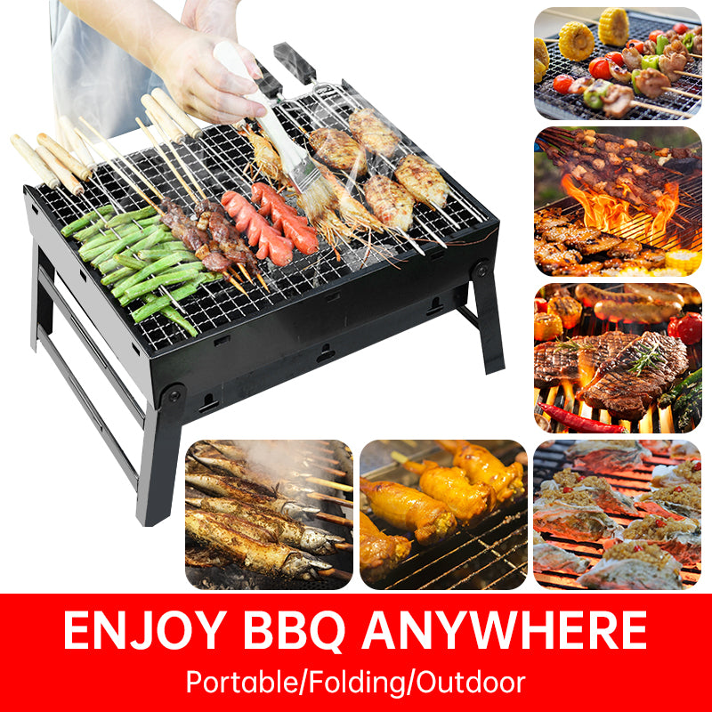 Barbecue Large Outdoor Barbecue Portable Charcoal Grill BBQ Barbecue Folding Barbecue Grill - V.I.P Digital Presence
