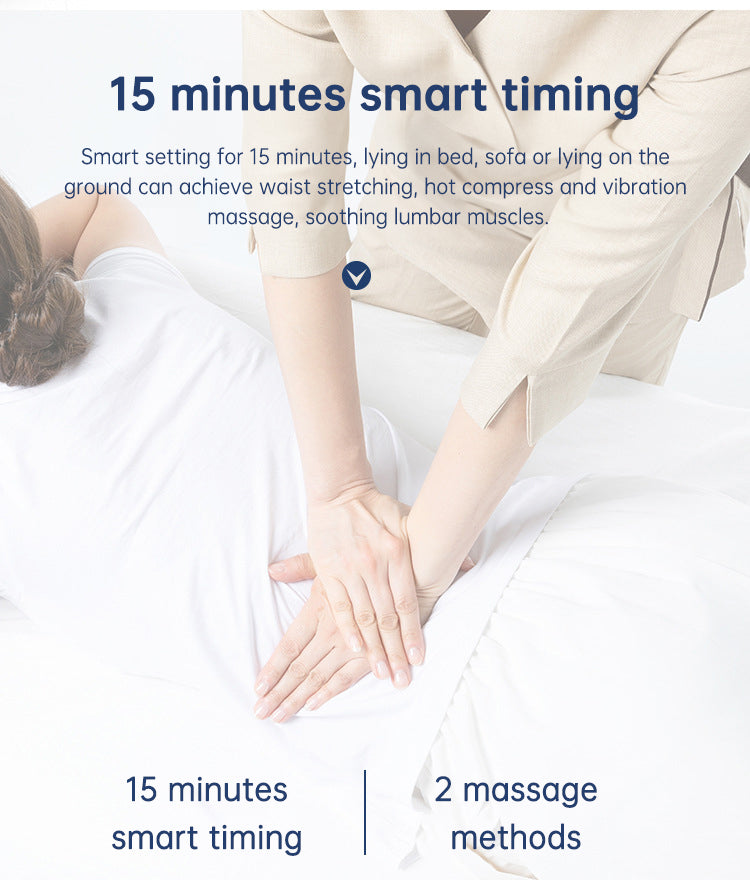 Waist Massager Lumbar Traction Inflatable Hot Compress Back Cervical Stretcher Massage Air Pressure Reduce Relief Pain - V.I.P Digital Presence