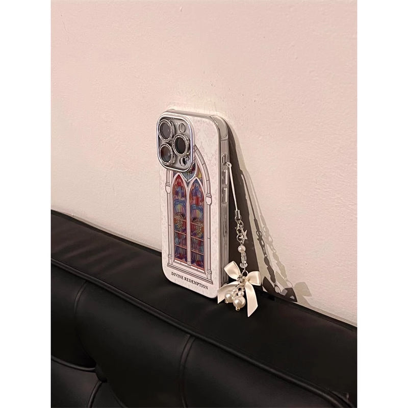 A niche Van Gogh art window glitter lens film double-layer shell Apple phone case · Van Gogh art window - single shell - V.I.P Digital Presence