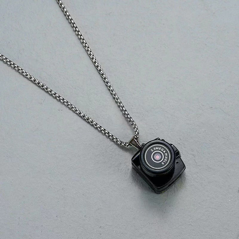 Photographable Necklace Camera Campus HD CCD Small Camera Student Party Campus Travel Record - V.I.P Digital Presence