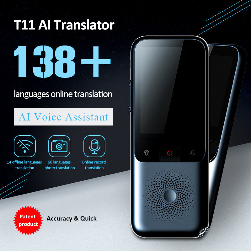 T11 Intelligent Voice Translator 14 Countries 138 Languages WIFI Camera Recording Intelligent Voice Translator - V.I.P Digital Presence