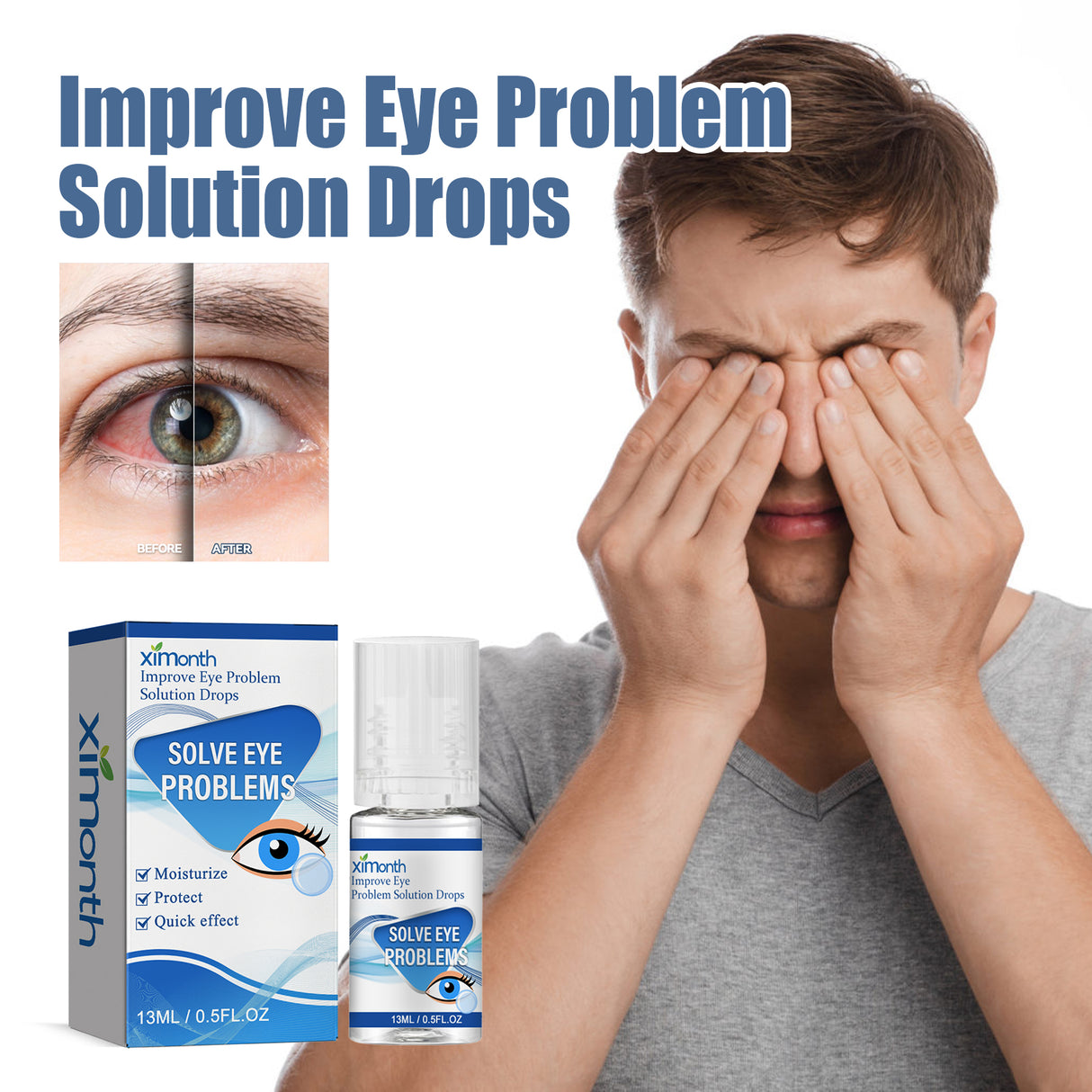 Myopic Eye Drops For Eye Fatigue, Swelling, Swelling, Blurred Vision Mild Eye Drops - V.I.P Digital Presence