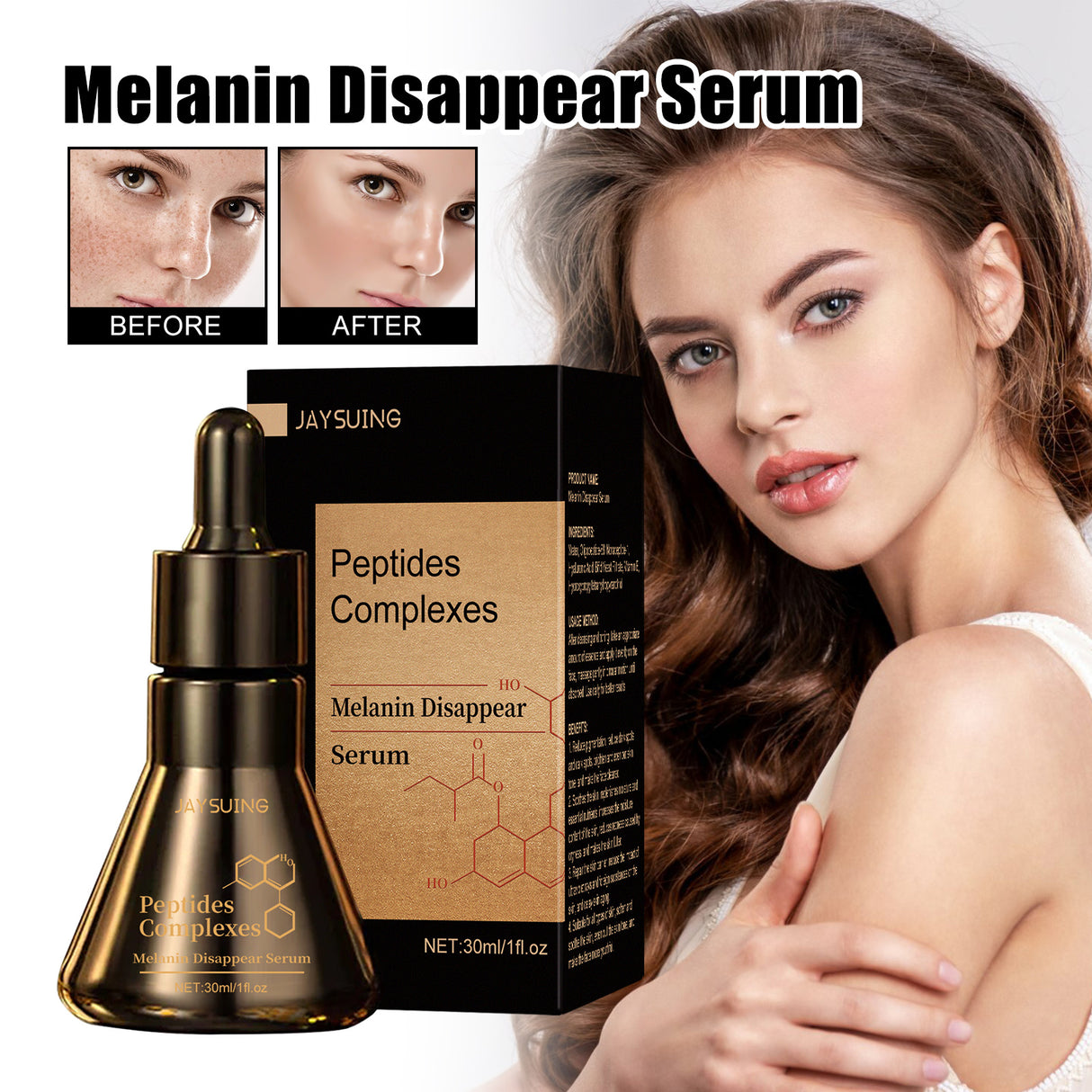 Beauty Skin Essence, Repair Facial Spot Melanin Hydrating Brightening Firming Skin Essence