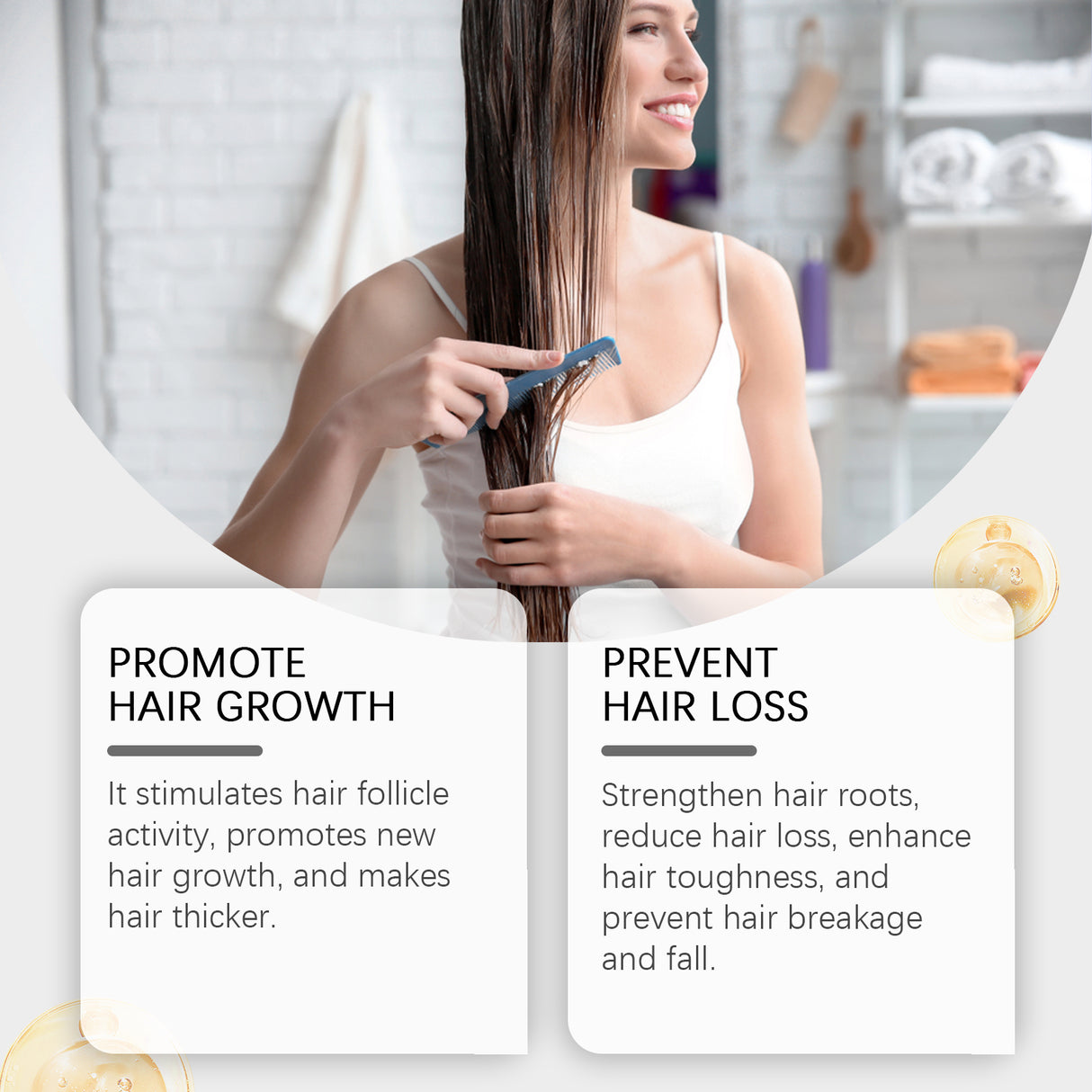 Onion Hair Care Essential Oil Repairs Dry Hair And Irritated Hair, Moisturizes, Moisturizes, And Softens Hair Essential Oil - V.I.P Digital Presence