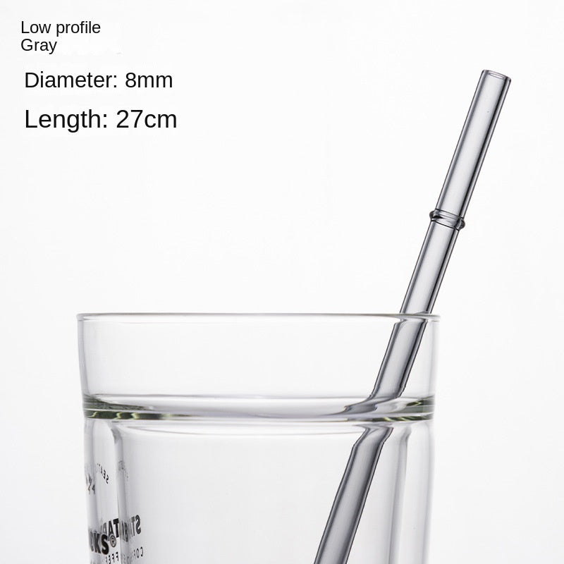 Eco-Friendly High Borosilicate Glass Straw Durable Heat-Resistant Starbucks Kids Straw 27cm Customized - V.I.P Digital Presence