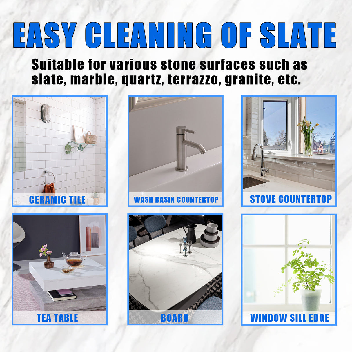 Stone Cleaning Spray, Domestic Kitchen Marble Tile Decontamination Repair Scratch Cleaner - V.I.P Digital Presence