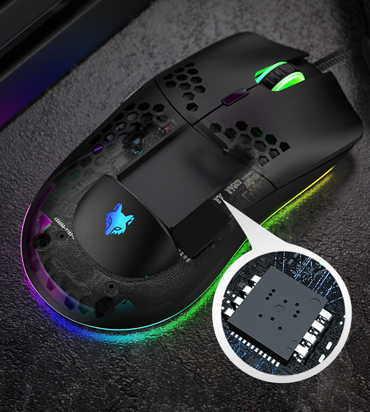 Wired gaming mouse hole mouse RGB luminous macro programming gaming mouse 6 keys - V.I.P Digital Presence