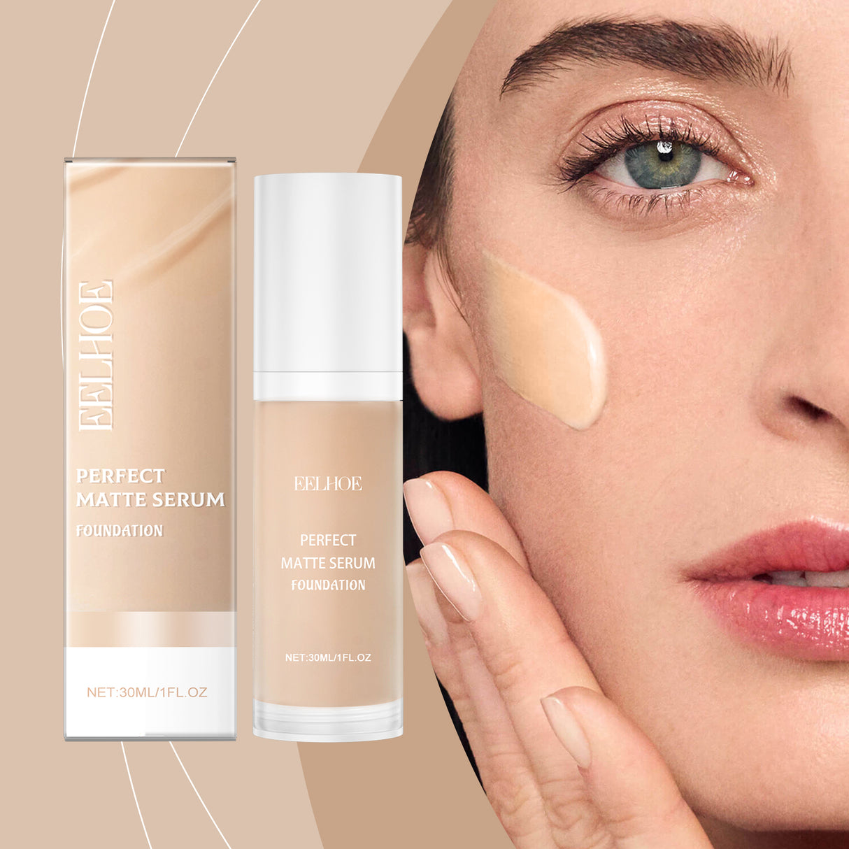 Moisturizing Liquid Foundation Easily Creates A Natural Skin Tone Concealer Moisturizing And Long-Lasting Long-Lasting Makeup Foundation - V.I.P Digital Presence