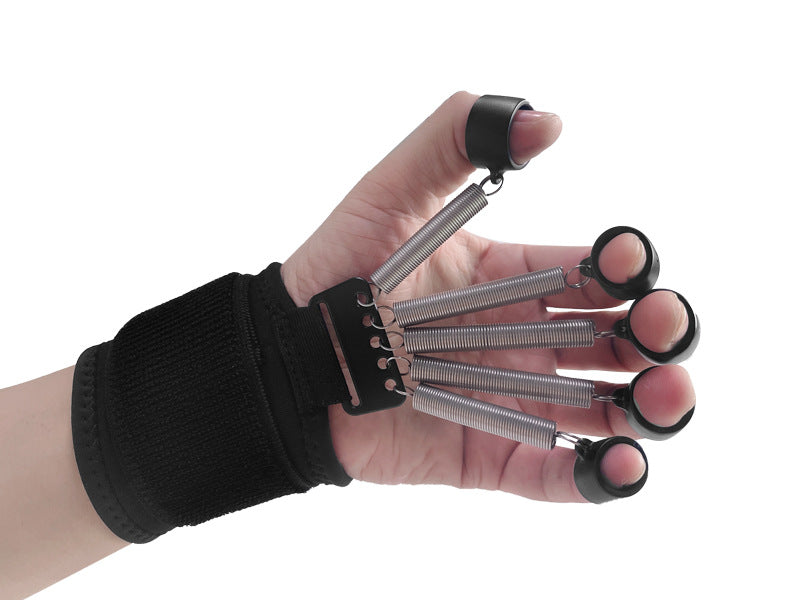 Stainless steel spring finger trainer exercise wrist tension equipment finger rehabilitation enhancer flexion and extension fing - V.I.P Digital Presence