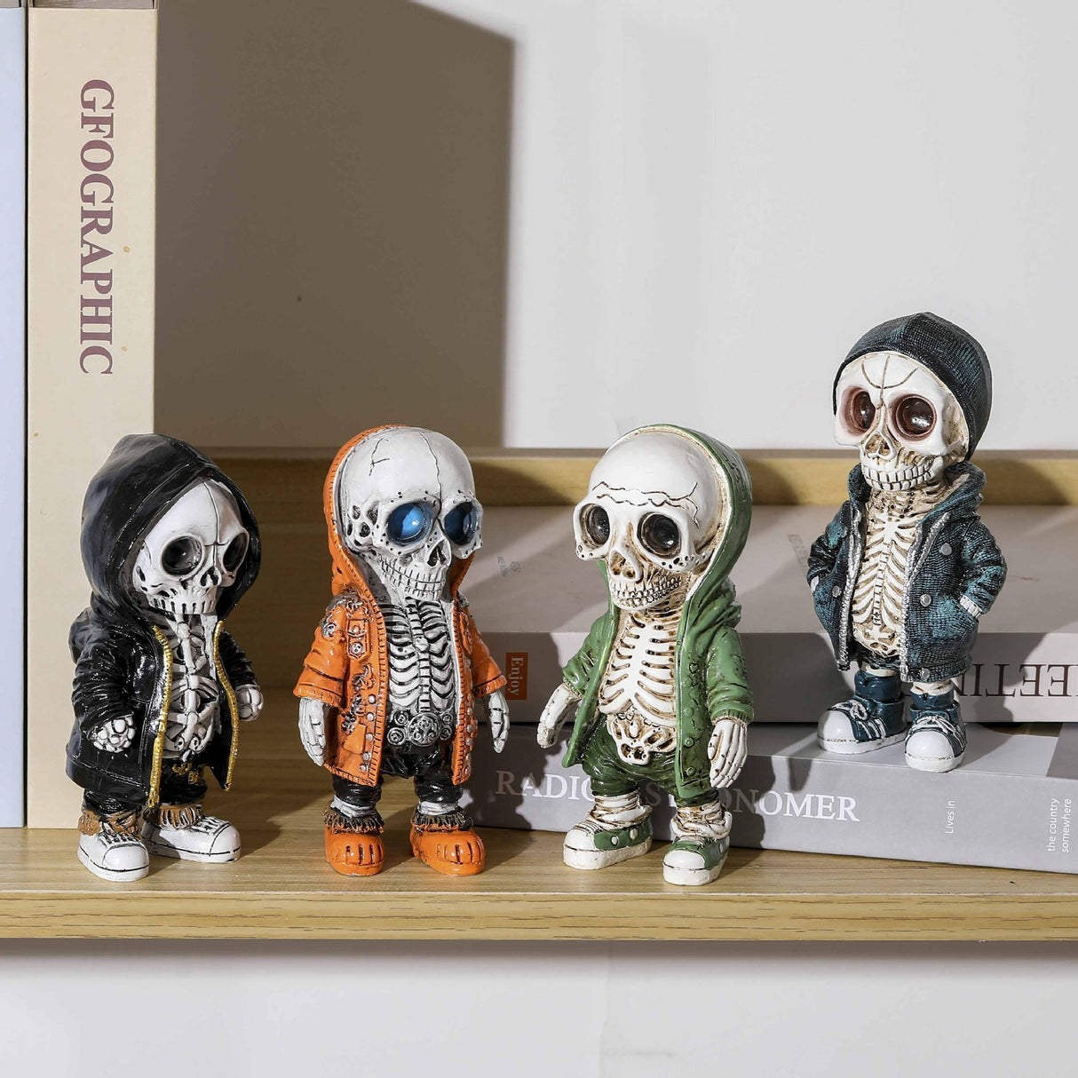 Halloween Decoration Skeleton Doll Resin Craft Decoration Home Bookshelf Art Creative Decoration - V.I.P Digital Presence