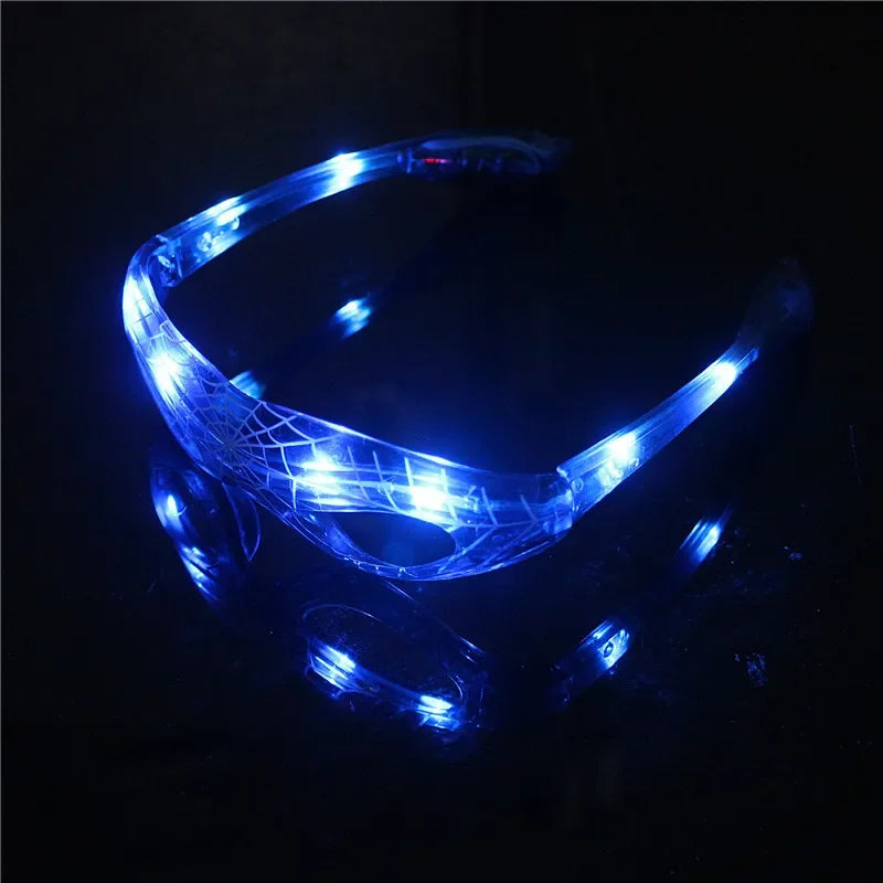 Disney Spiderman Glowing Glasses Marvel Anime Figure LED Flashing Glasses Sunglasses Cartoon Children's Party Toys Boys Gifts - V.I.P Digital Presence