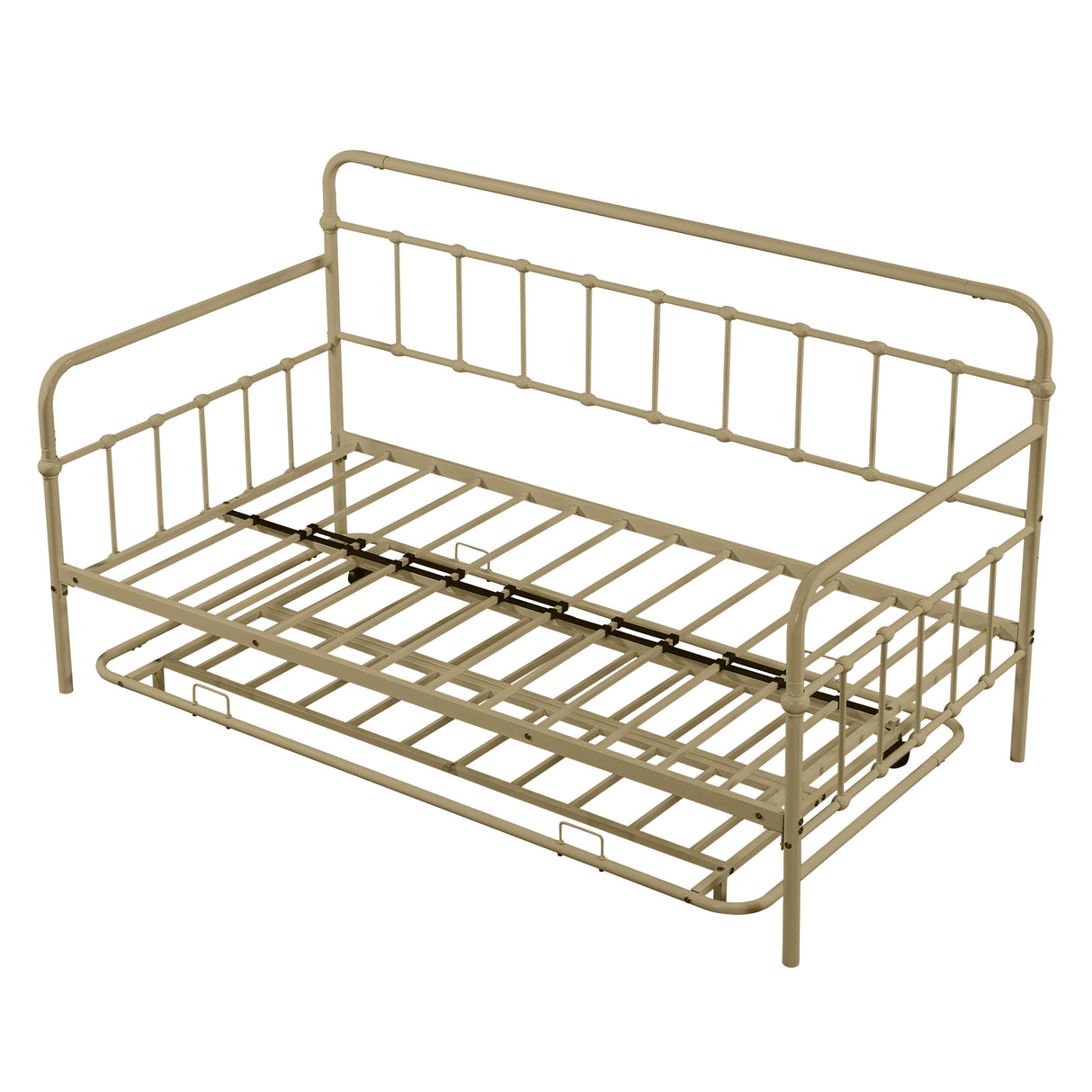Metal Frame Daybed with trundle(Bronze)