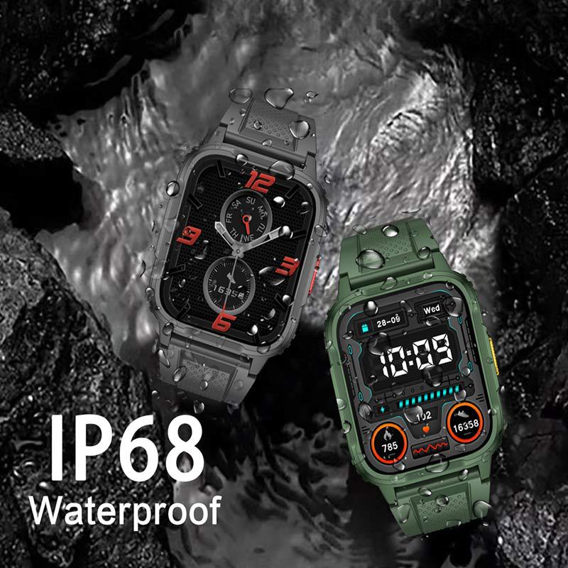 Smart Watch Outdoor Three proof 3-meter Waterproof Cross border Bluetooth Call Bracelet Monitoring Heart Rate and Blood Oxygen - V.I.P Digital Presence