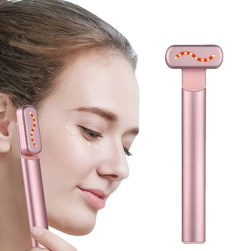 Eye Massager Led Anti Aging Facial Massager Skin Firming Face Beauty Therapy Wand Vibrating Eye Massager Device - V.I.P Digital Presence