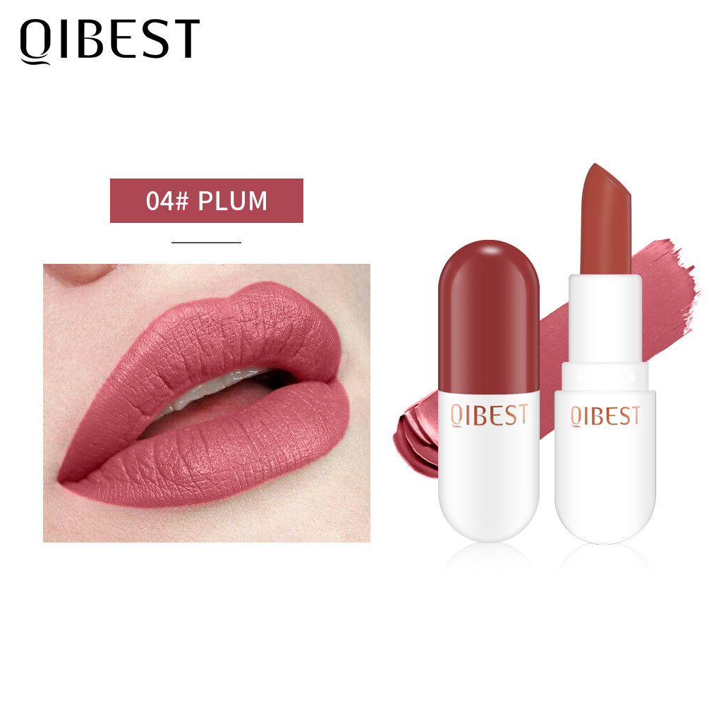 QIBEST Mini Capsule Lipstick Velvet Matte Lipstick Long Lasting Waterproof Pill Lipstick - V.I.P Digital Presence