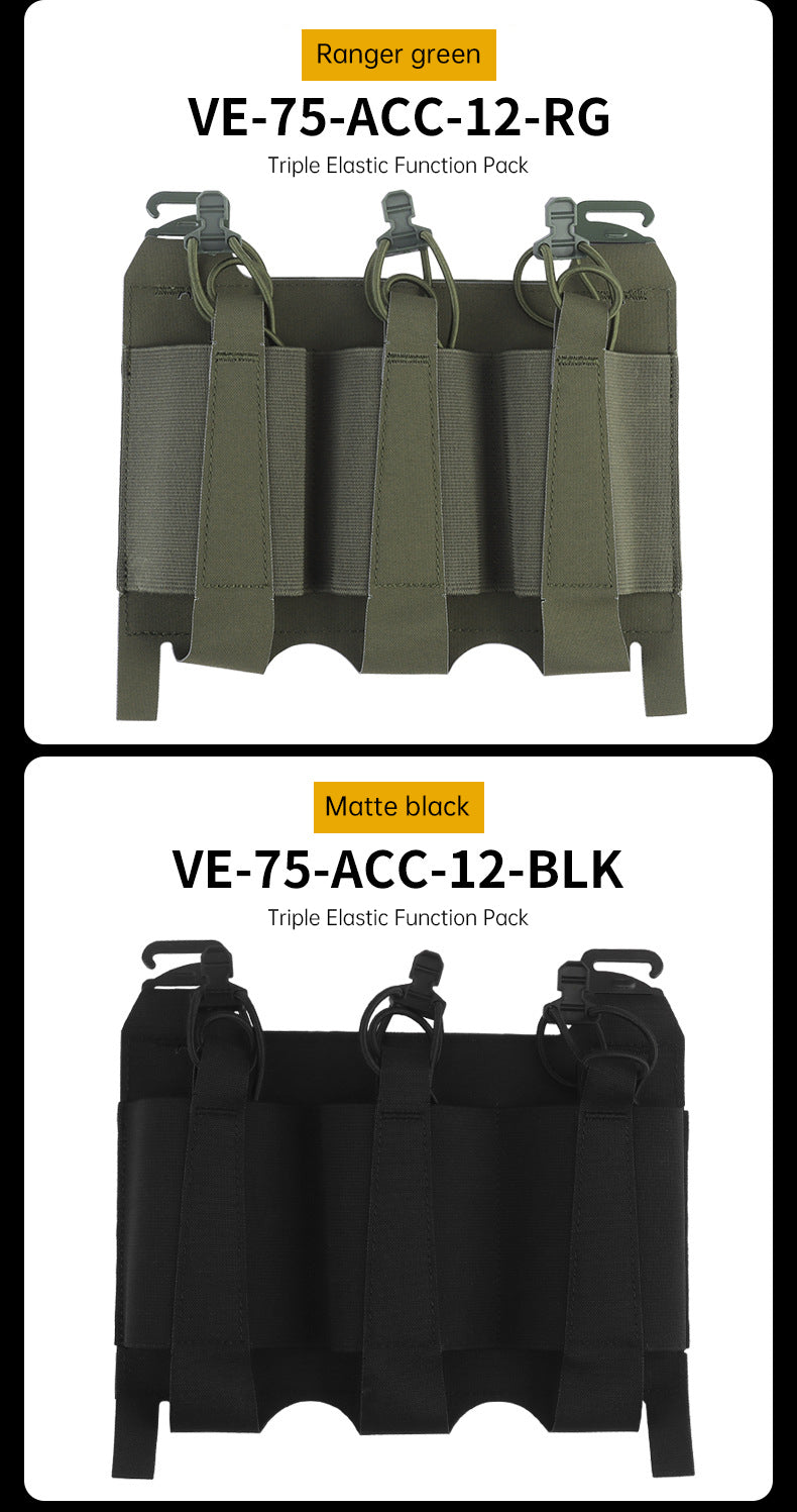 Outdoor 5.56 Triple Magazine Pouches Tactical Pouch Molle Mag Pouch for Hunting Vest - V.I.P Digital Presence