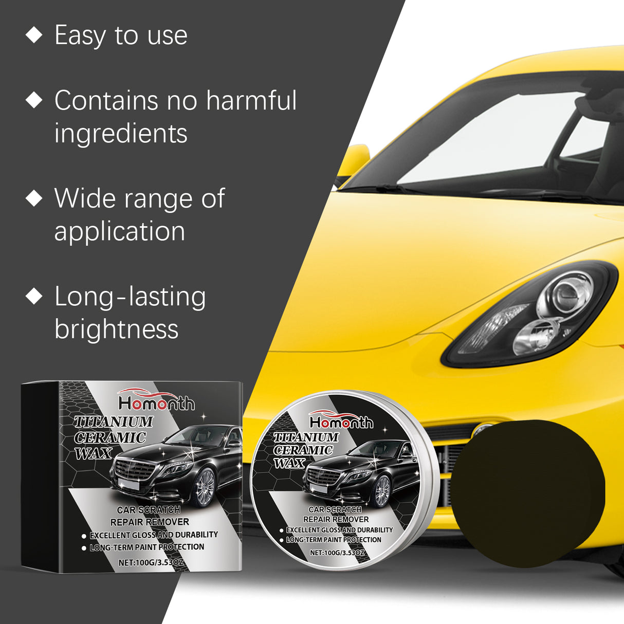 Car Care Polishing Cream Paint Scratch Repair Polishing Decontamination Reconditioning Care Cream - V.I.P Digital Presence