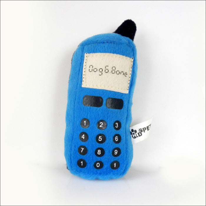 Blue Super Soft Phone Dog Sound Toy Training Interactive Toy Biting and Tearing Toy Cat Teasing Toy - V.I.P Digital Presence