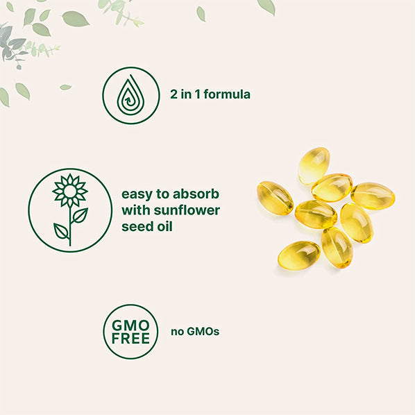 Vitamin D3+K2 Soft Capsules - V.I.P Digital Presence