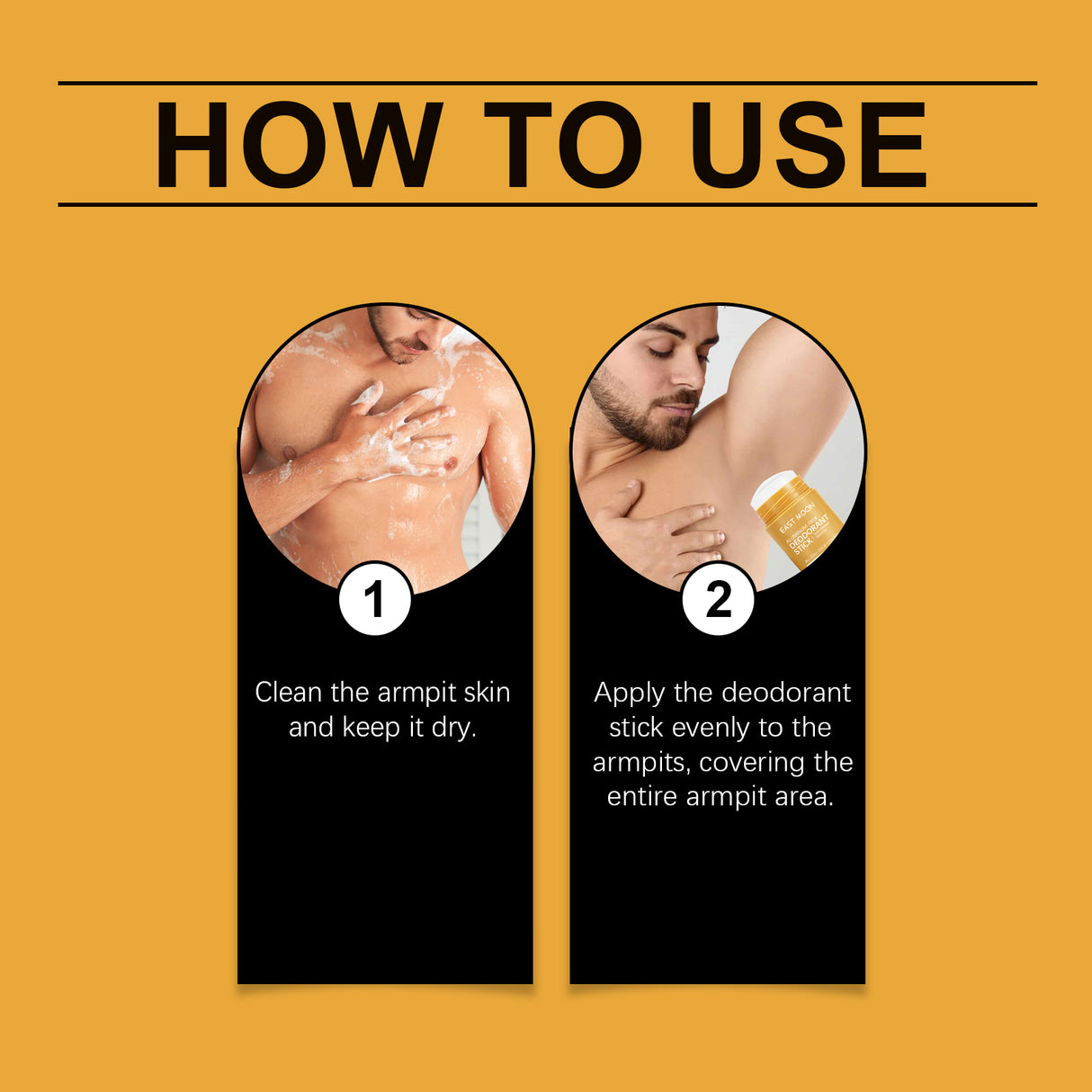 Underarm Fragrance Bar, Body Natural Fragrance To Clean Dry Skin Daily Portable Axillary Stick