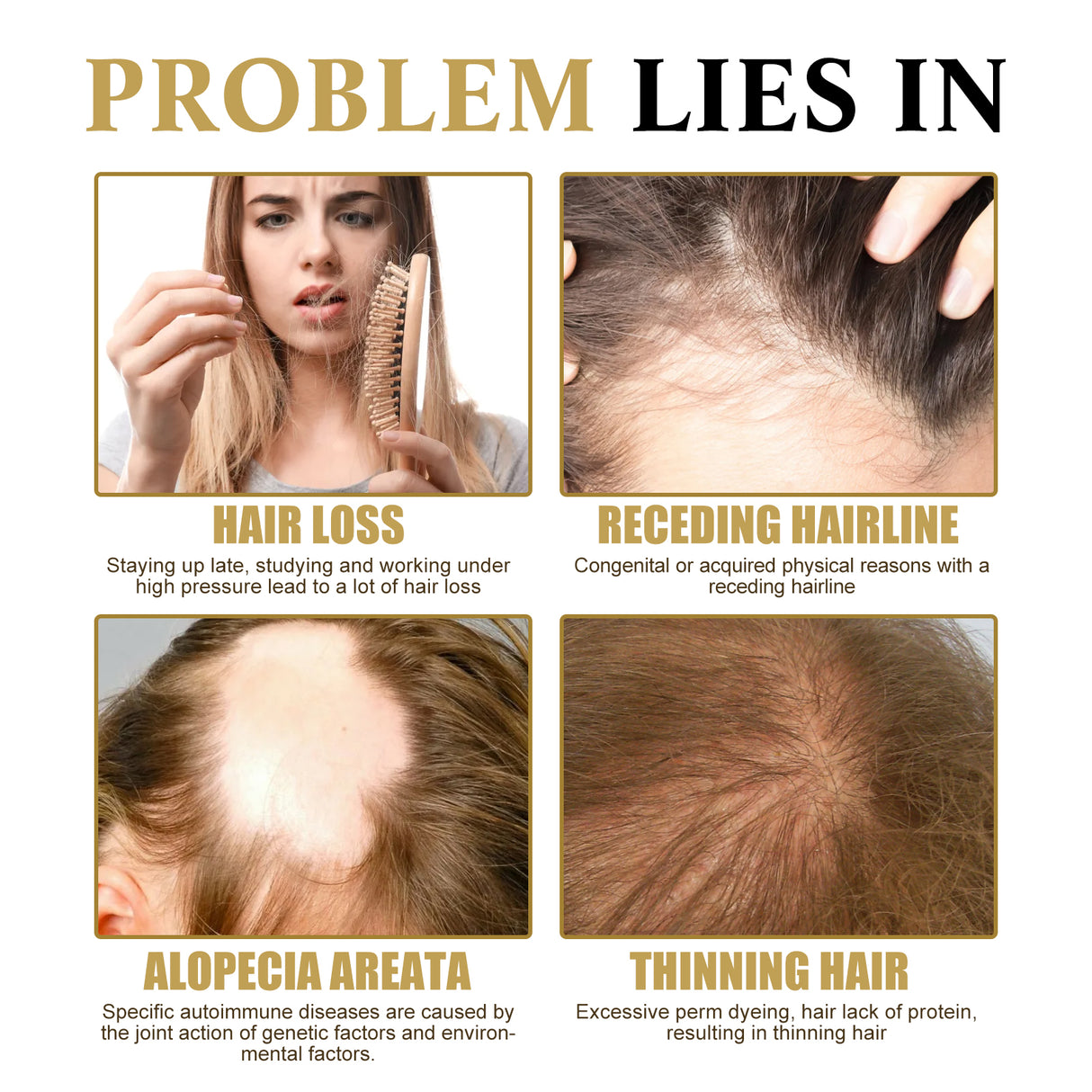 Hair Boost Darken Strengthen Essence, Scalp Massage Moisturizing Hair Roots Thick Smooth Hair Care Ball - V.I.P Digital Presence