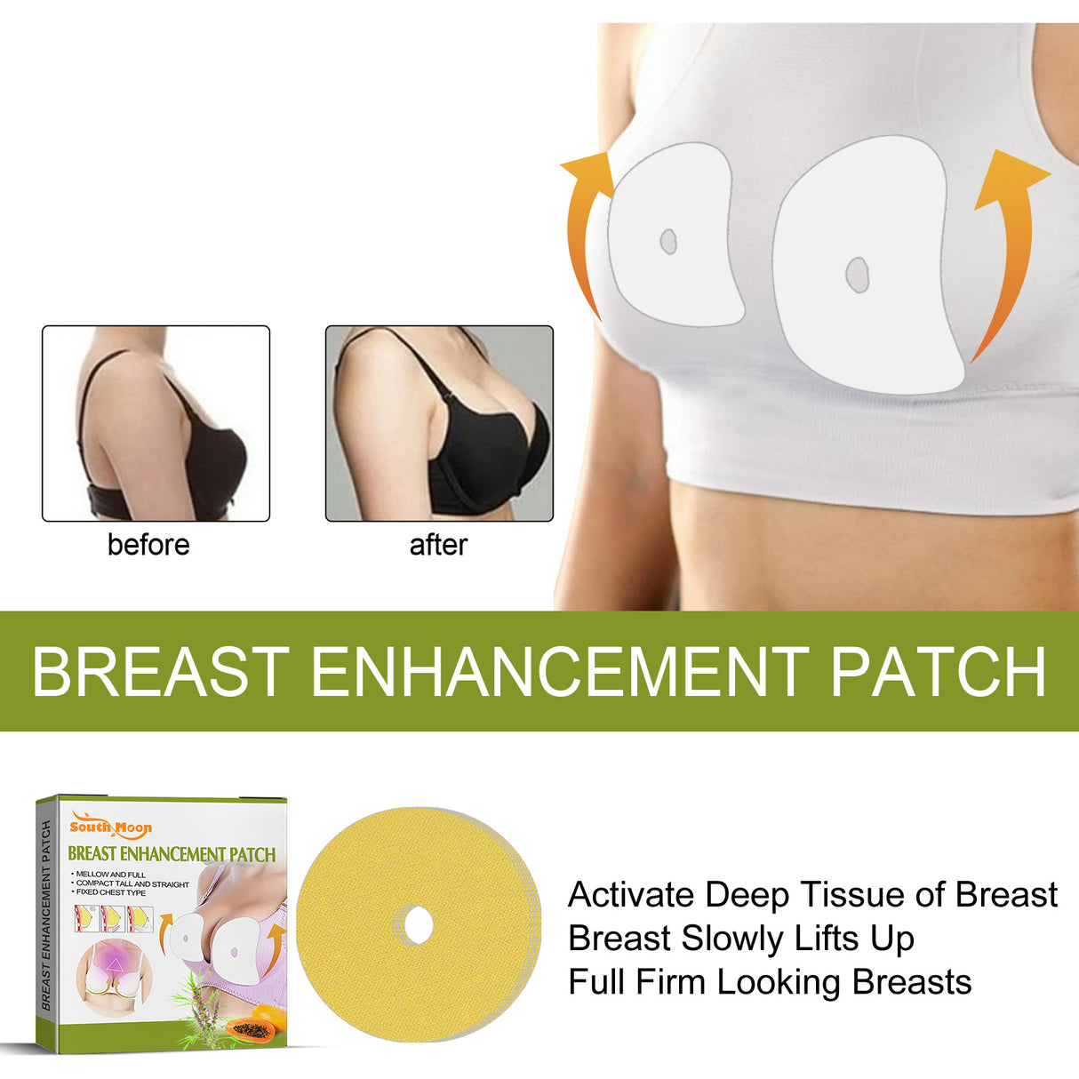 Breast Enhancement Patch, Chest Firming Anti-sagging Gather Breathable Plump Breasts Patch - V.I.P Digital Presence
