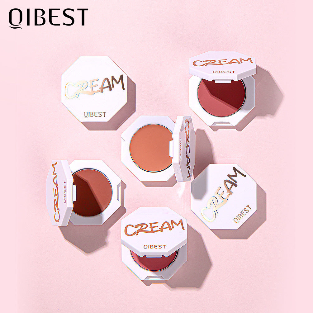 QIBEST Velvet Blush Cream Moist And Delicate Natural Repairing Rouge Cream Blush Powder Cream Is Easy To Color - V.I.P Digital Presence
