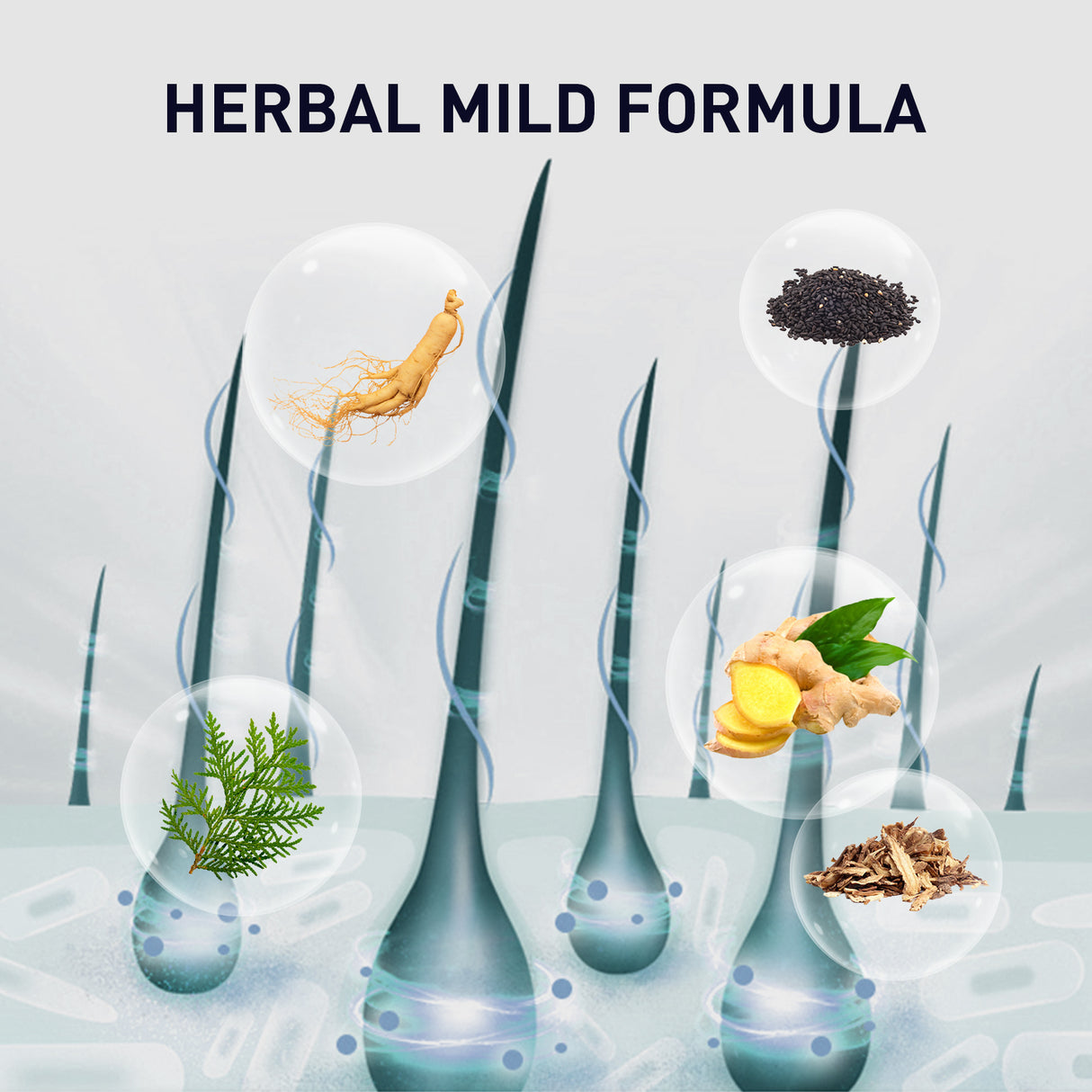 Herbal Hair Essence, Moisturizes Scalp Strong Hair Roots Thick Beard Care Essence - V.I.P Digital Presence