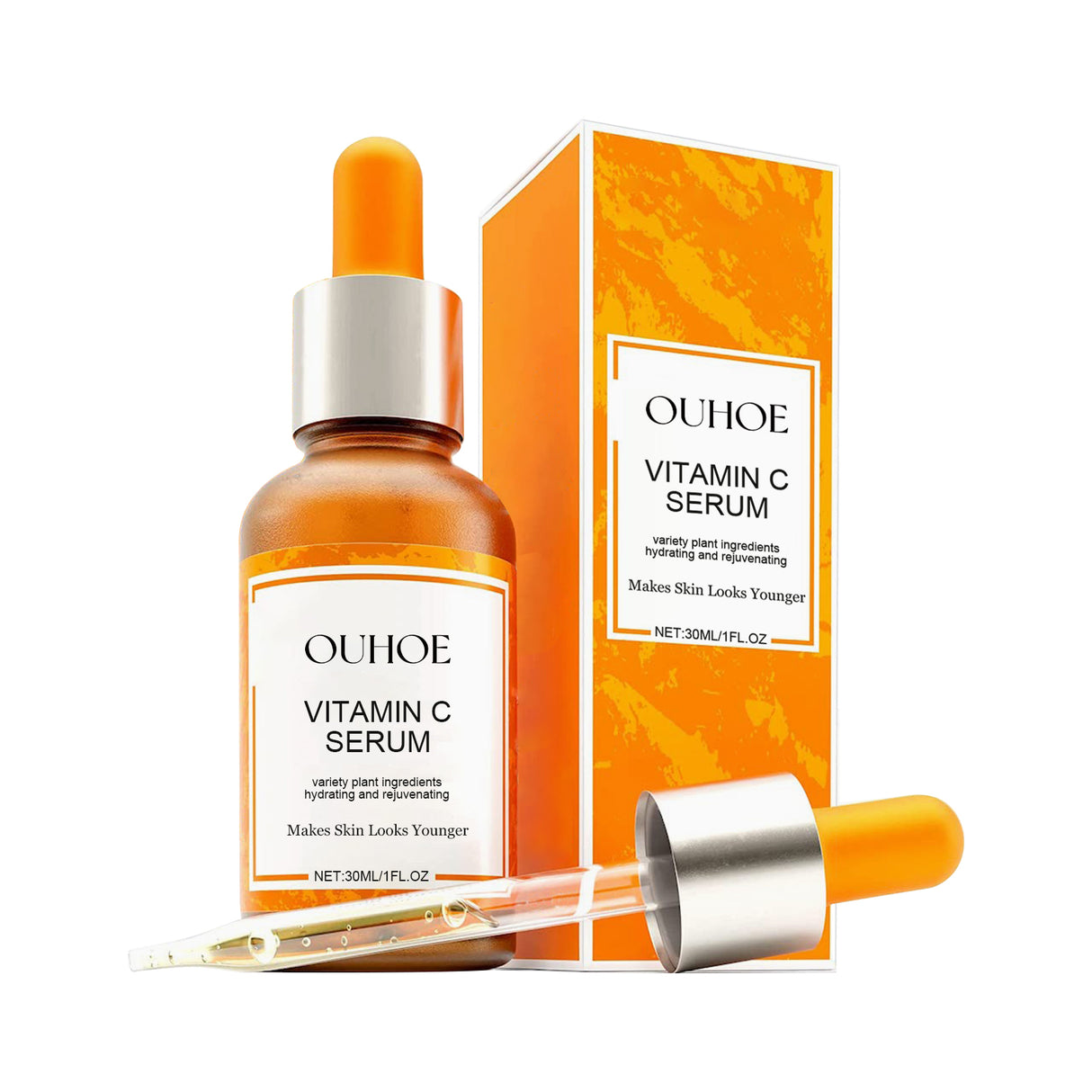 Vitamin C Face Serum, Lighten Fine Lines And Tighten Facial Skin Anti-Aging Serum - V.I.P Digital Presence