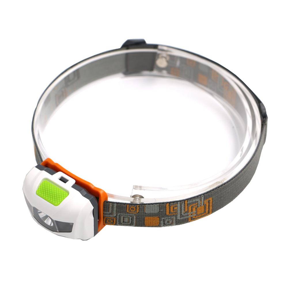 R3 + 2LED 800 Lumens 4 Modes Mini Headlamp Outdoor Headlight Waterproof Lantern Use AAA Battery