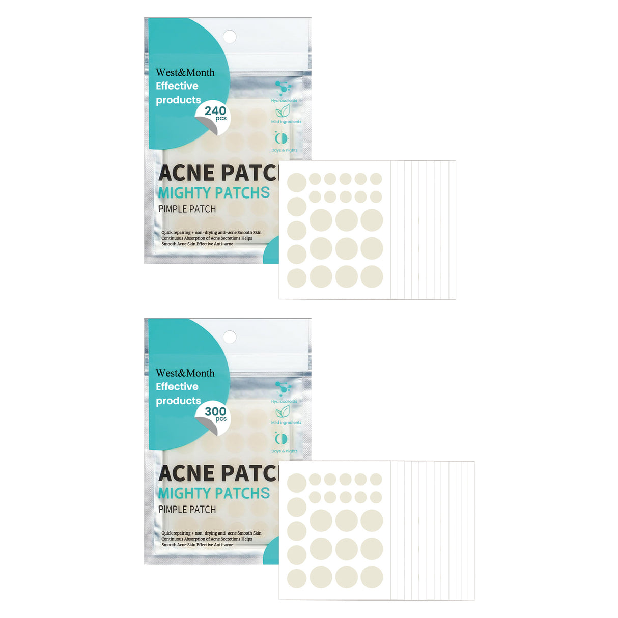 Acne Patch Repair Acne Patch Pore-Cleansing Invisible Breathable Concealer Waterproof Acne Patch