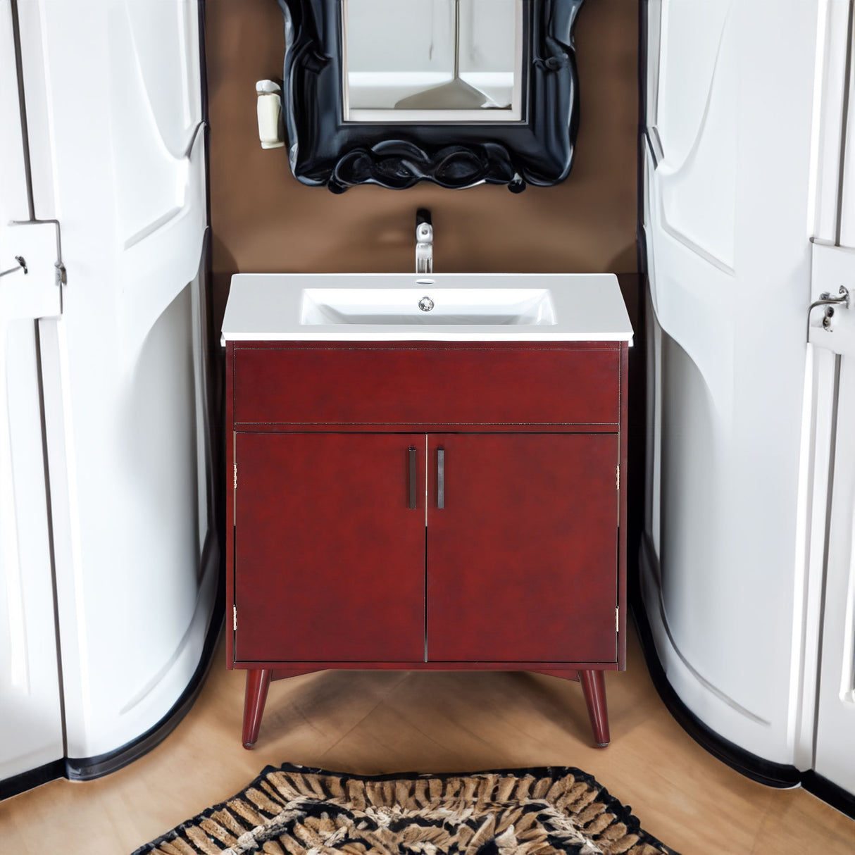Bathroom vanity Set with Sink, Combo Cabinet, Bathroom Storage Cabinet - V.I.P Digital Presence