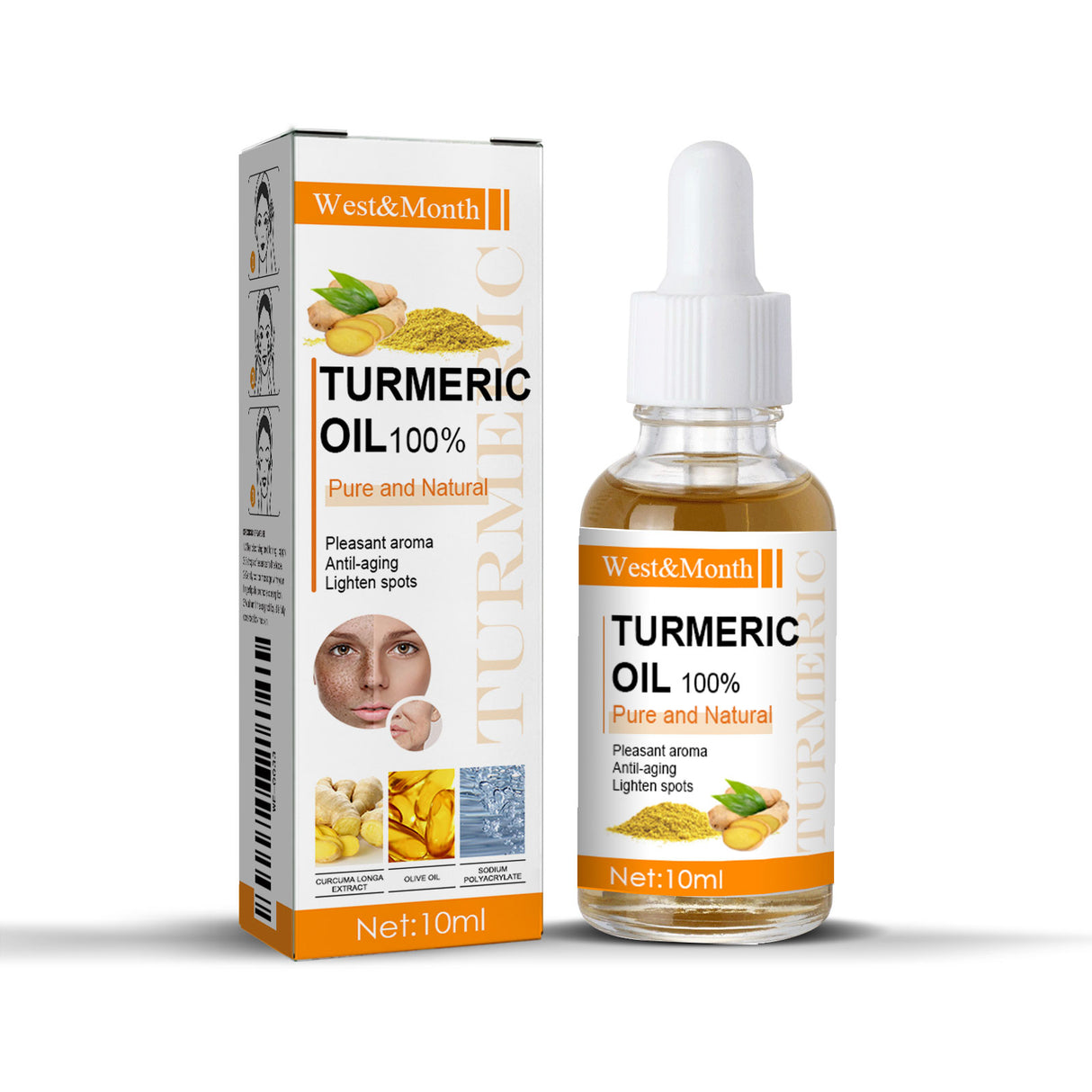Turmeric Essential Oil Skin Firming Skin Care Gentle Care Moisturizing Facial Essential Oil - V.I.P Digital Presence
