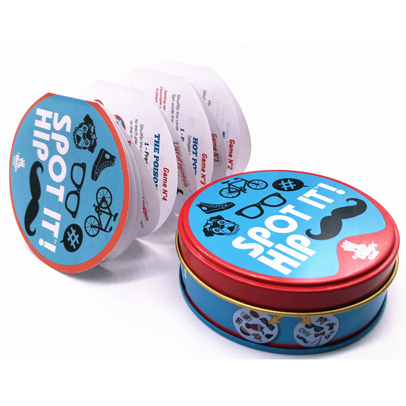 New 4 Version Spot Game it Spot Card Board Game Kids Gift with Metal Box - V.I.P Digital Presence