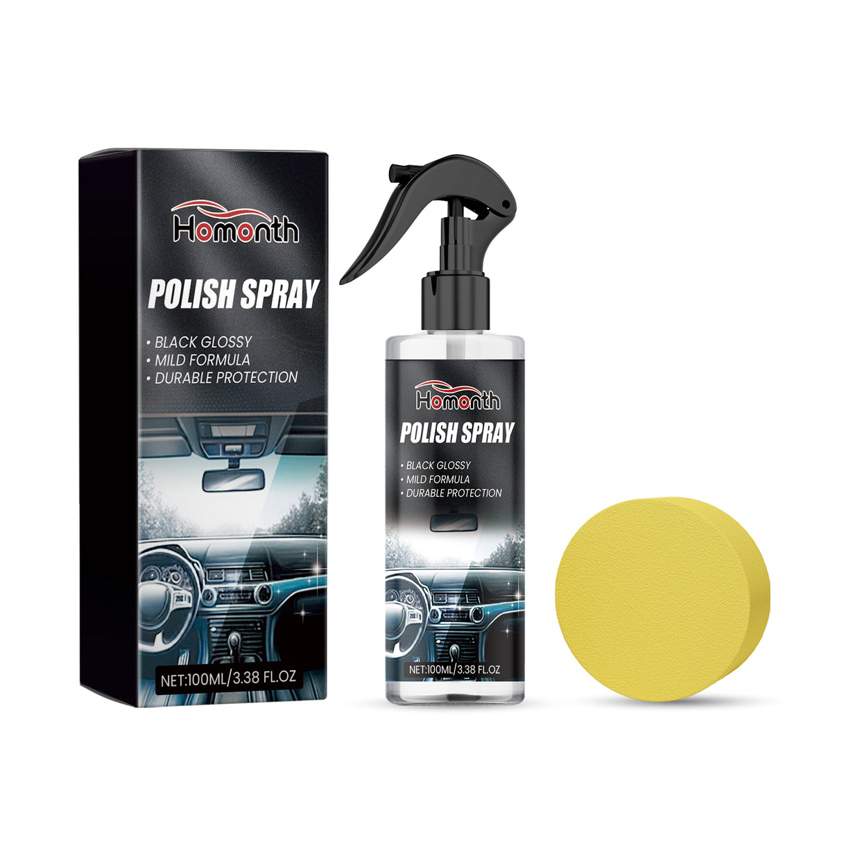 Polish Spray, Wash Free Clean Decontamination Seat Instrument Panel Cleaner - V.I.P Digital Presence