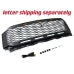 Grill For 2021 2022 2023 Ford f150 Raptor Grill Replacement W/LED Lights & Letters Matte Black - V.I.P Digital Presence