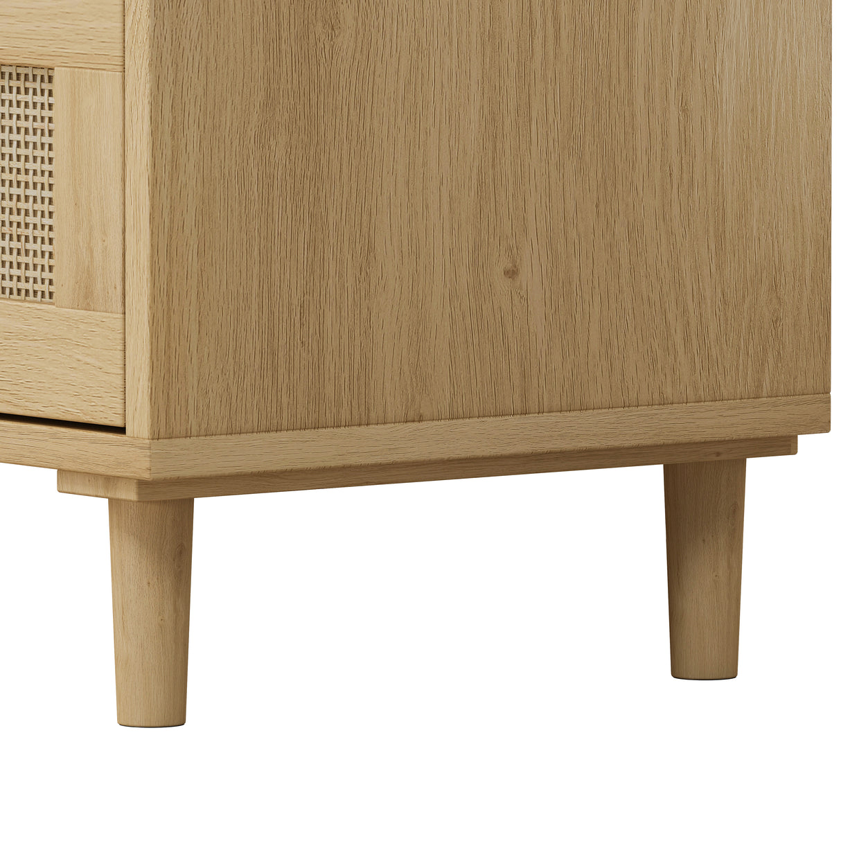 3-Drawers Rattan Storage Cabinet Rattan Drawer (Set of 2),for Bedroom,Living Room,Dining Room,Hallways,Oak - V.I.P Digital Presence