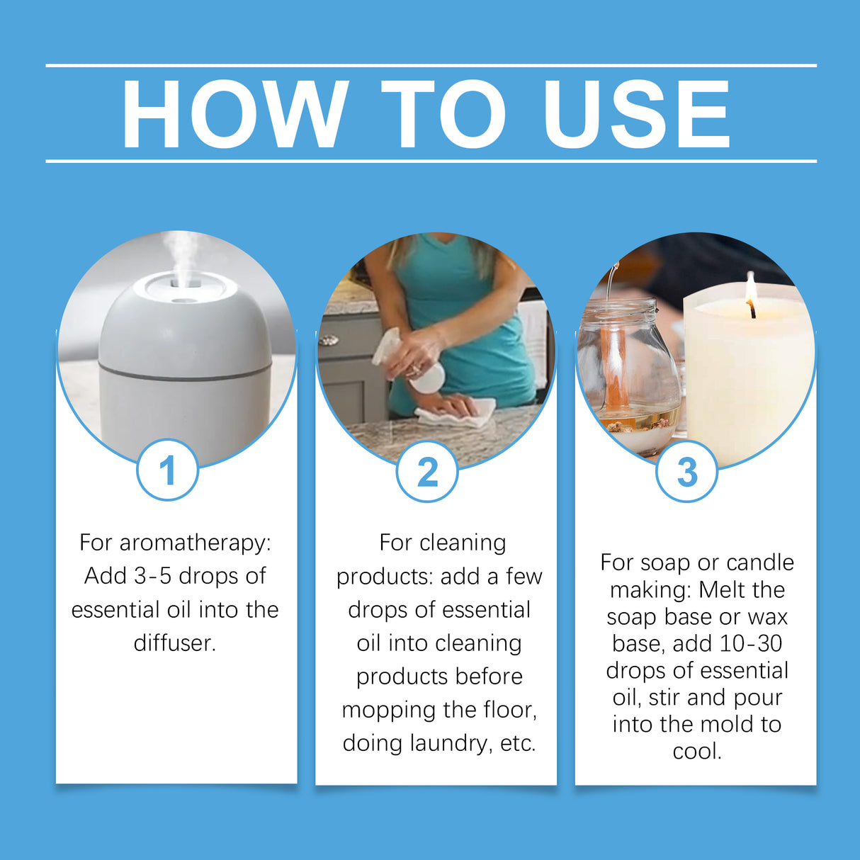 Cleansing Essential Oil Set, Fresh Natural Humidifier Essential Oil Lasting Essential Oil Perfume Oil - V.I.P Digital Presence