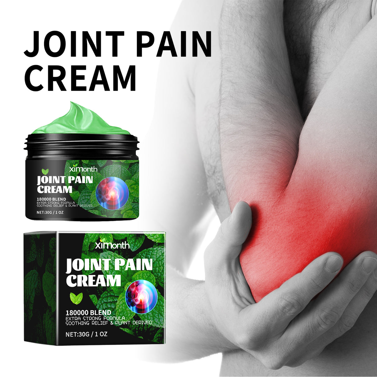Joint Pain Cream, Joint Pain Relieve Neck Shoulder Blades Lumbar Spine Sour Bloated Body Care Cream - V.I.P Digital Presence