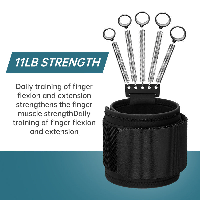 Stainless steel spring finger trainer exercise wrist tension equipment finger rehabilitation enhancer flexion and extension fing - V.I.P Digital Presence