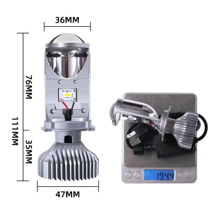 AILEO Canbus 90W/Pair Lamp H4 LED Mini Projector Lens Automobles Bulb 20000LM Conversion Kit Hi/Lo Beam Headlight 12V24V RHD LHD - V.I.P Digital Presence