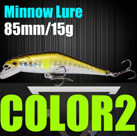 AFISHLURE Fishing Lure Wobblers Trout 85mm/15g Minnow Hard Baits Iscas Artificial Pesca Leurre
