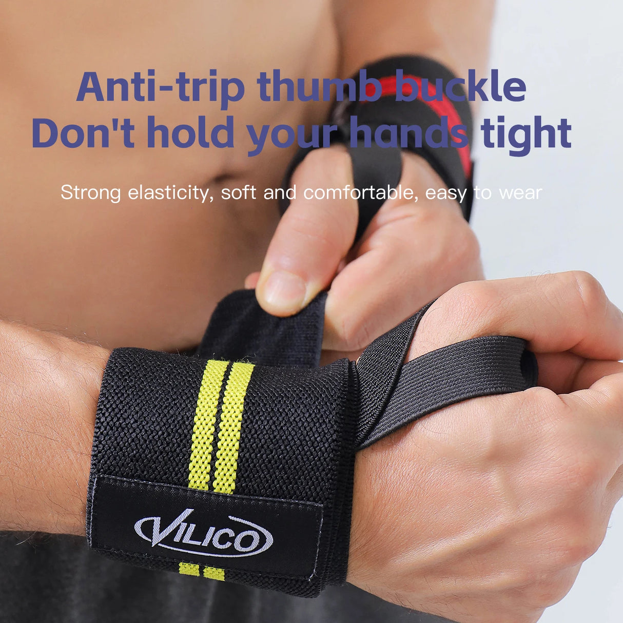 Fitness Strap Wrist Protector Sports Wrist Protector Joint Cover Elastic Bandage Power Band