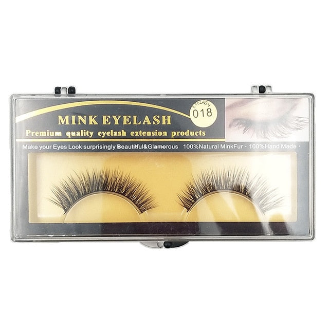 1Pair Mink Lashes 3D Mink Long False Eyelashes Natural Lightweight Mink Eyelashes - V.I.P Digital Presence